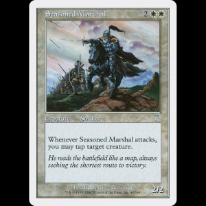 MTG Mariscal experimentado (Seasoned Marshal) Seventh Edition 7ed#40
