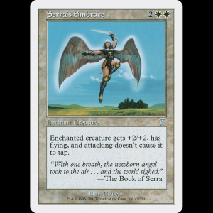 MTG Abrazo de Serra (Serra's Embrace) Seventh Edition 7ed#43