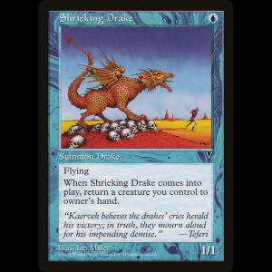 MTG Shrieking Drake Visions vis#43