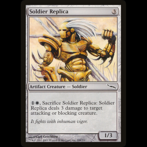 MTG Réplica de soldado (Soldier Replica) Mirrodin mrd#244