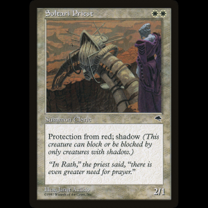 MTG Soltari Priest Tempest tmp#46