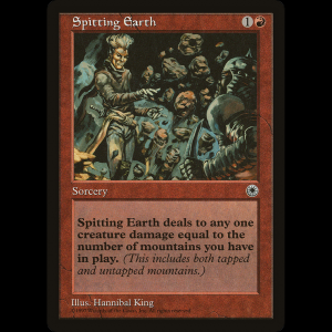 MTG Sacudida telúrica (Spitting Earth) Portal por#150