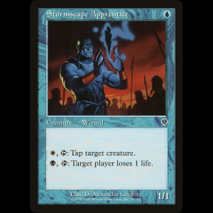 MTG Stormscape Apprentice Invasion inv#75