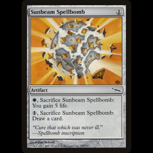 MTG Bombahechizo de rayo solar (Sunbeam Spellbomb) Mirrodin mrd#250