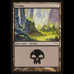 MTG Pantano plagado de sanguijuelas (Swamp) Mirrodin mrd#295