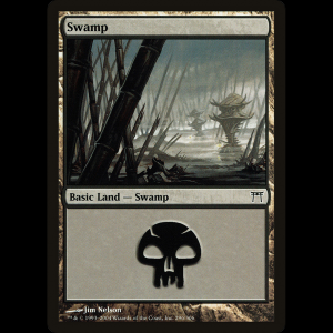 MTG Swamp Champions of Kamigawa chk#296