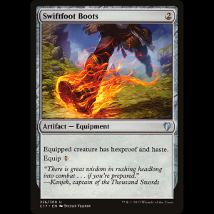MTG Swiftfoot Boots Commander 2017 c17#226