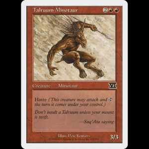 MTG Minotauro de Talruum (Talruum Minotaur) Classic Sixth Edition 6ed#210