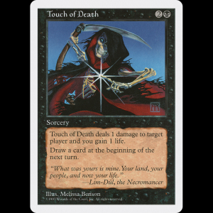 MTG Roce mortal (Touch of Death) Fifth Edition 5ed#200