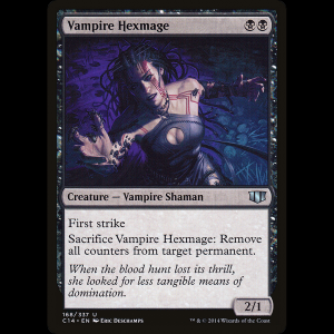 MTG Maga de maldiciones vampira (Vampire Hexmage) Commander 2014 c14#168