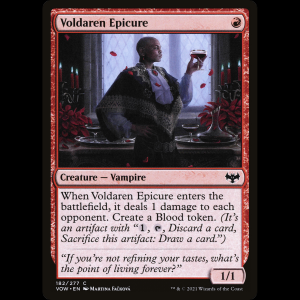 MTG Sibarita de Voldaren (Voldaren Epicure) Innistrad: Crimson Vow vow#182