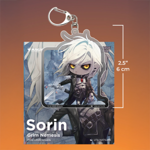 Mtg Walkers Sorin Grim Gatherers Tavern Keychain Llavero