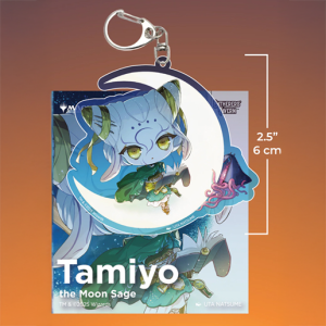 Mtg Walkers Tamiyo Moon Gatherers Tavern Keychain Llavero