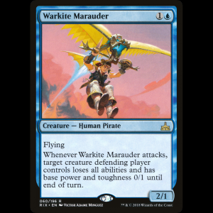MTG Merodeadora cometabélica (Warkite Marauder) Rivals of Ixalan rix#60