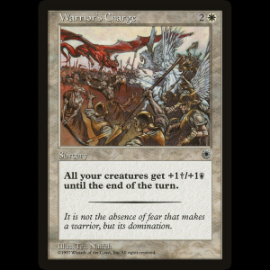 MTG Carga guerreros (Warrior's Charge) Portal por#38