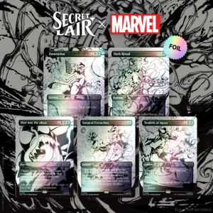 Secret Lair Spider-Man: Venom Unleashed (Inks) Foil Edition MTG