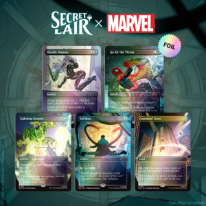 Secret Lair Spider-Man: Villainous Plots Foil Edition MTG