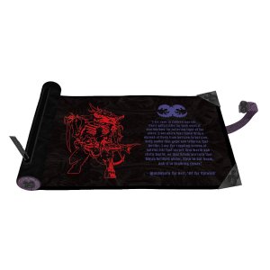 Warhammer 40K Tyranid Dice Scroll Premium Foil Ultra Pro