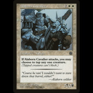MTG Caballero de Alaborn (Alaborn Cavalier) Portal Second Age p02#1