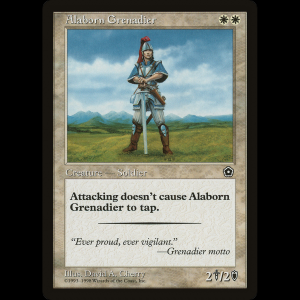 MTG Granadero de Alaborn (Alaborn Grenadier) Portal Second Age p02#2
