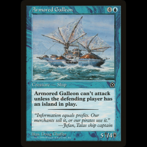 MTG Galeón acorazado (Armored Galleon) Portal Second Age p02#33