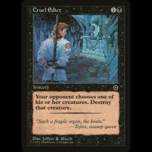 MTG Edicto cruel (Cruel Edict) Portal Second Age p02#67