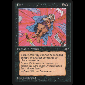 MTG Inspirar temor (Fear) Ice Age ice#124