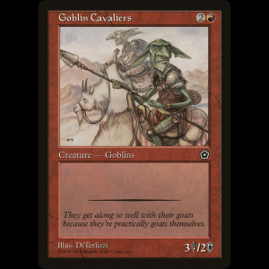 MTG Caballeros trasgo (Goblin Cavaliers) Portal Second Age p02#95