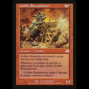 MTG Goblin Sharpshooter Onslaught ons#207