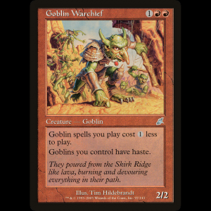 MTG Goblin Warchief Scourge scg#97