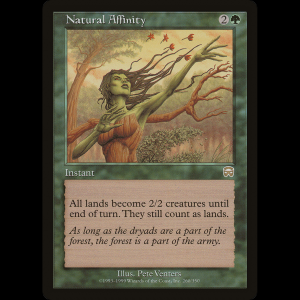 MTG Afinidad natural (Natural Affinity) Mercadian Masques mmq#260