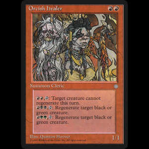 MTG Sanador orco (Orcish Healer) Ice Age ice#208