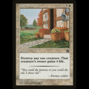 MTG Camino de la paz (Path of Peace) Portal Second Age p02#18