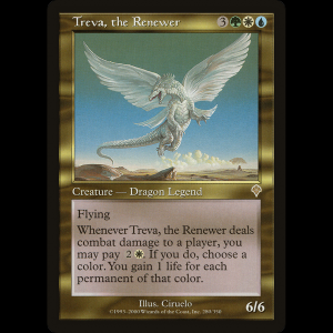MTG Treva, la Renovadora (Treva, the Renewer) Invasion inv#280