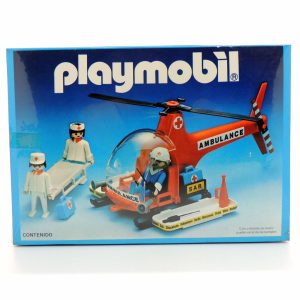 Playmobil Helicoptero Ambulancia #6033 Antex Argentina 80s