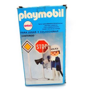 Playmobil Policia Transito #3324 Antex Argentina 80s