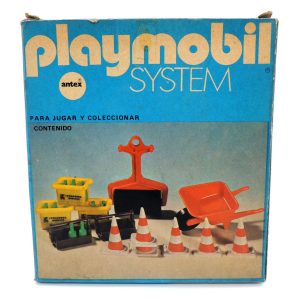 Playmobil System Obra Transito #3202 Antex Argentina 80s