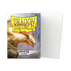 Dragon Shield White Matte 100 Sleeves