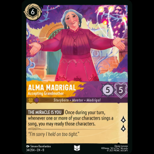 Lorcana Alma Madrigal - Accepting Grandmother - Reign of Jafar 8#34