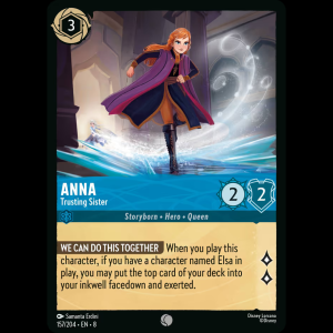 Lorcana Anna - Trusting Sister - Reign of Jafar 8#157