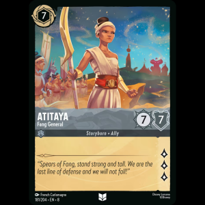 Lorcana Atitaya - Fang General - Reign of Jafar 8#181