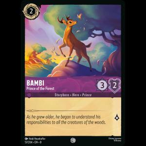 Lorcana Bambi - Prince of the Forest - Reign of Jafar 8#57