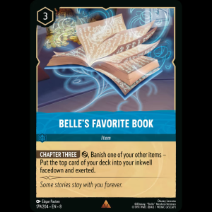 Lorcana Belle's Favorite Book - Reign of Jafar 8#179