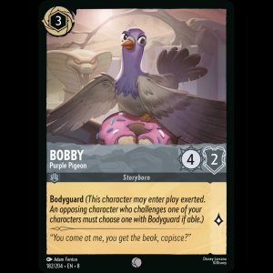 Lorcana Bobby - Purple Pigeon - Reign of Jafar 8#182