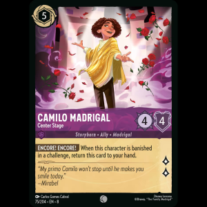 Lorcana Camilo Madrigal - Center Stage - Reign of Jafar 8#75