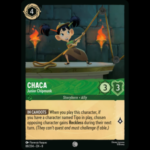 Lorcana Chaca - Junior Chipmunk - Reign of Jafar 8#88