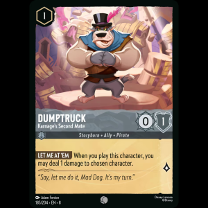 Lorcana Dumptruck - Karnage's Second Mate - Reign of Jafar 8#185