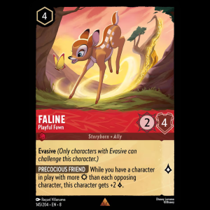 Lorcana Faline - Playful Fawn - Reign of Jafar 8#145