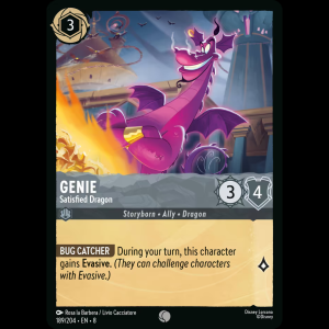 Lorcana Genie - Satisfied Dragon - Reign of Jafar 8#189