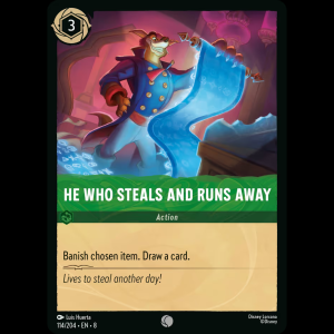Lorcana He Who Steals and Runs Away - Reign of Jafar 8#114